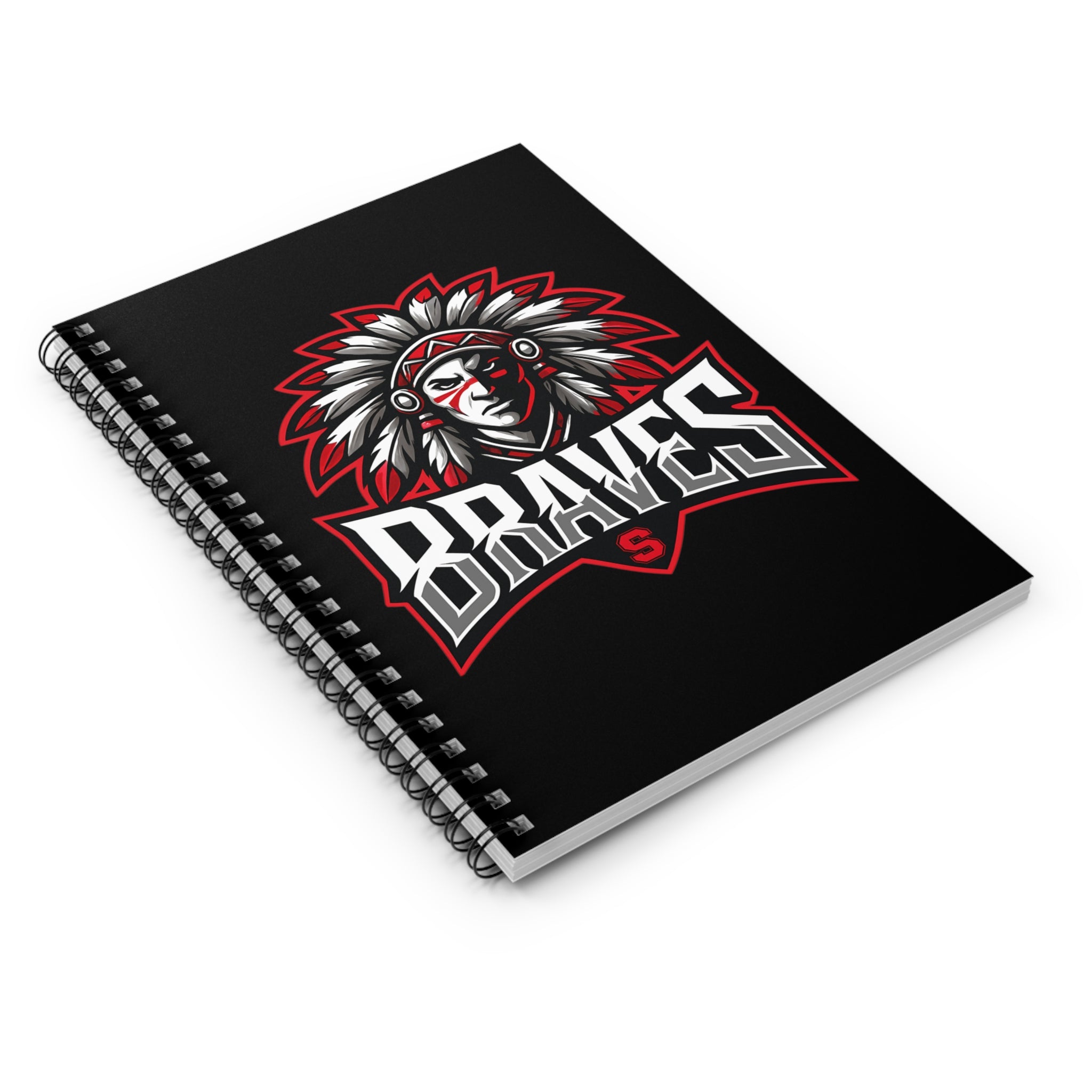 Braves Themed Spiral Notebook - Perfect for Students & Fans, School Supplies, Gifts, Journals, Note-taking