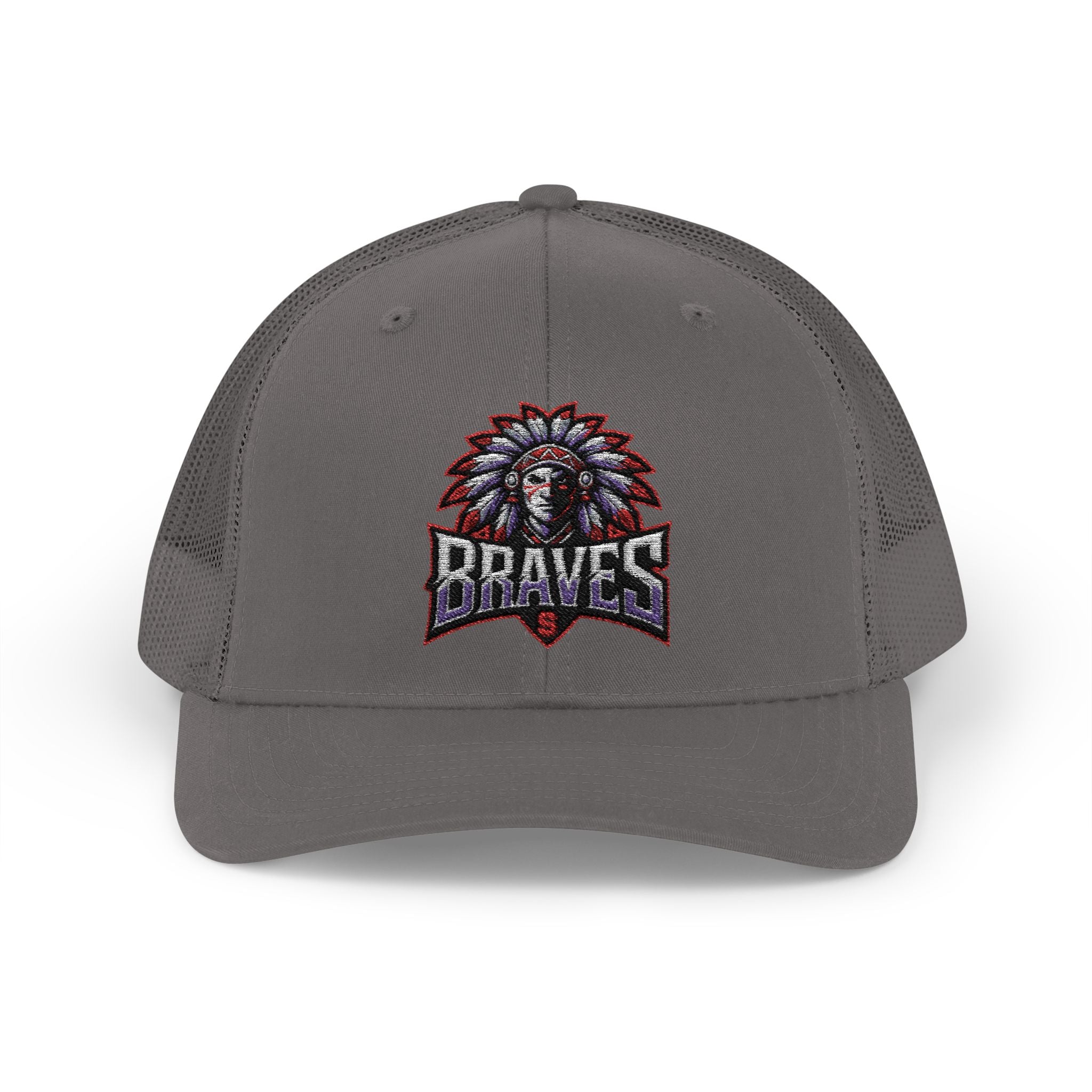 Braves Snapback Trucker Cap | Stylish Outdoor Gear, Perfect for Sports Fans, Festivals, and Casual Days