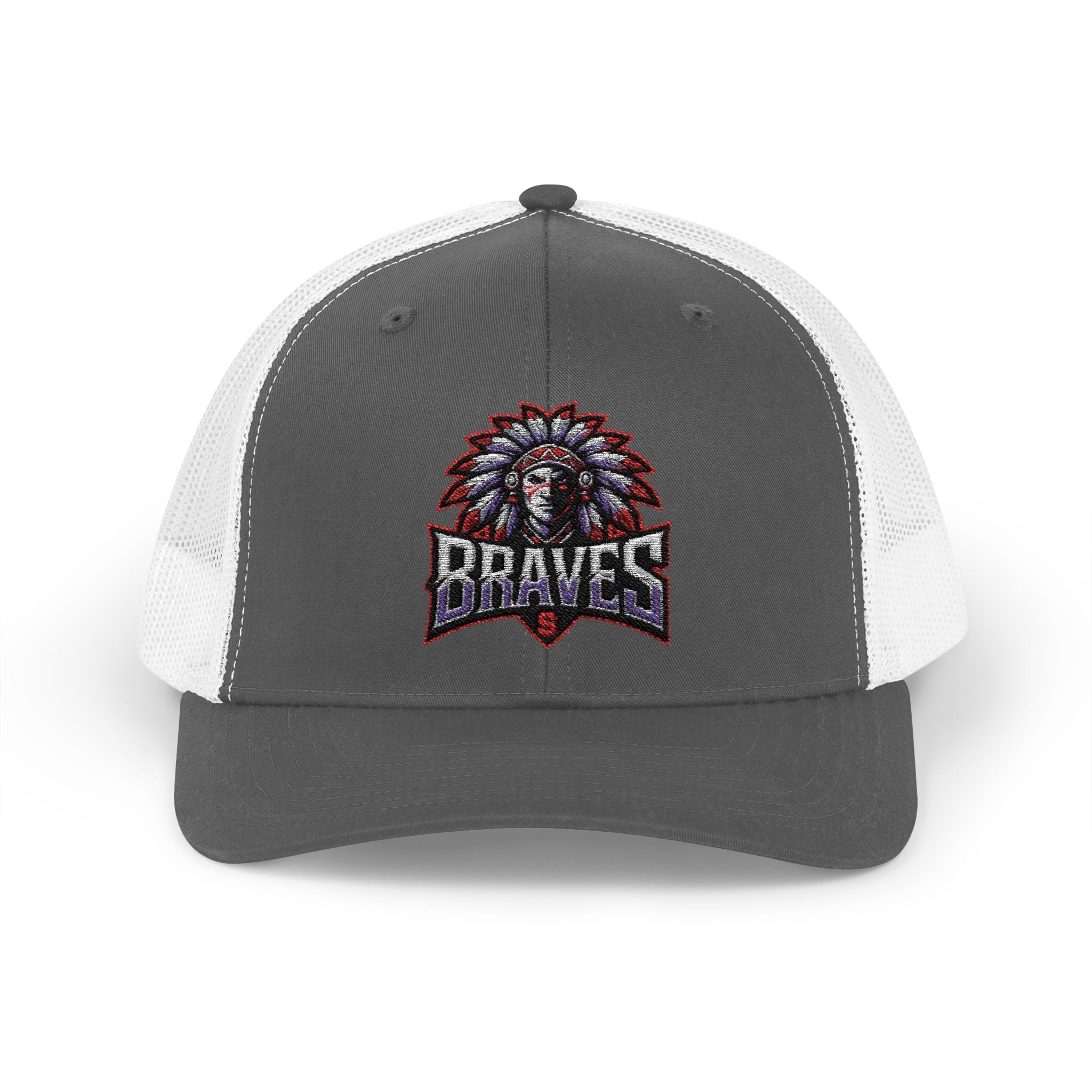 Braves Snapback Trucker Cap | Stylish Outdoor Gear, Perfect for Sports Fans, Festivals, and Casual Days