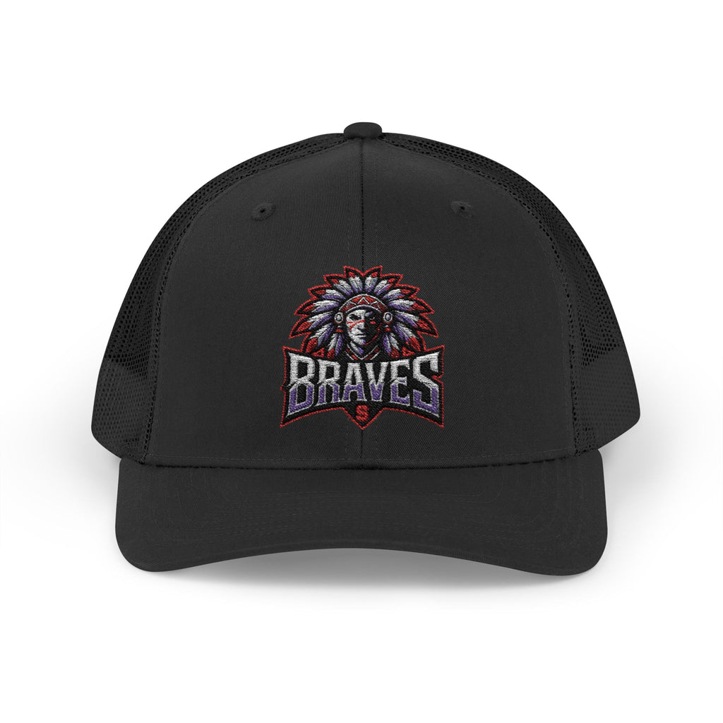 Braves Snapback Trucker Cap | Stylish Outdoor Gear, Perfect for Sports Fans, Festivals, and Casual Days