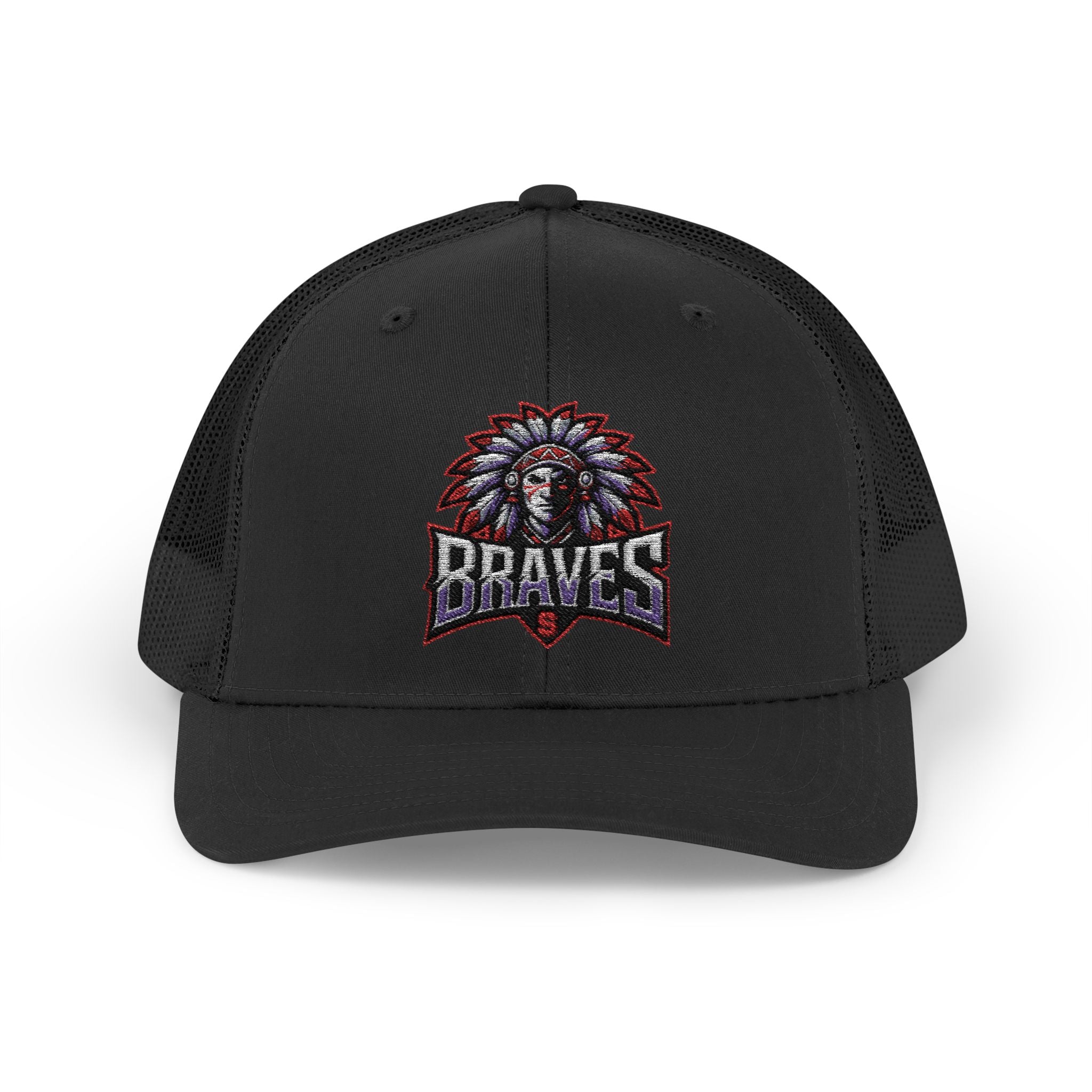 Braves Snapback Trucker Cap | Stylish Outdoor Gear, Perfect for Sports Fans, Festivals, and Casual Days