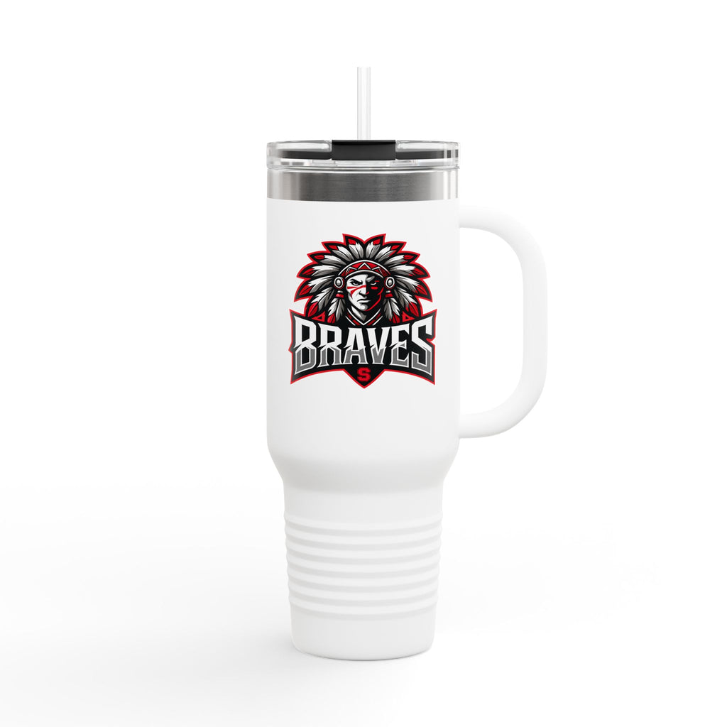 Insulated Travel Mug for Brave Adventures, Customizable Coffee Cup, Perfect for Tailgating, Outdoor Events, Gift for Sports Fans, 40oz [...]