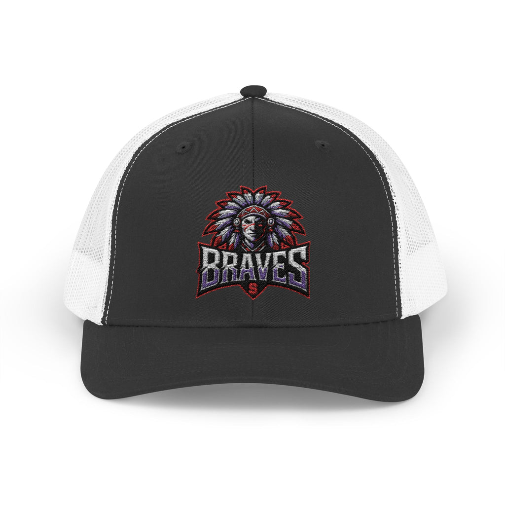 Braves Snapback Trucker Cap | Stylish Outdoor Gear, Perfect for Sports Fans, Festivals, and Casual Days