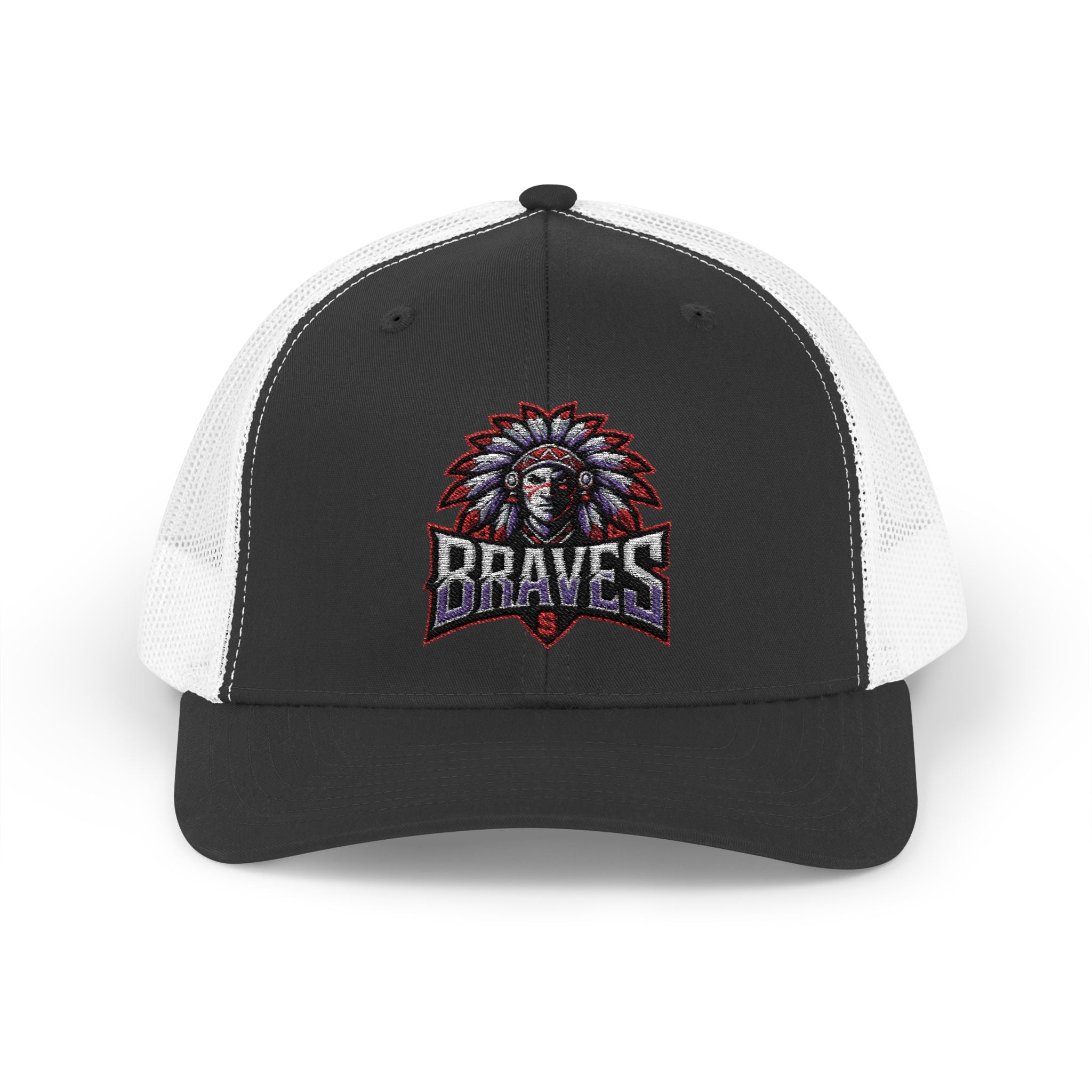 Braves Snapback Trucker Cap | Stylish Outdoor Gear, Perfect for Sports Fans, Festivals, and Casual Days