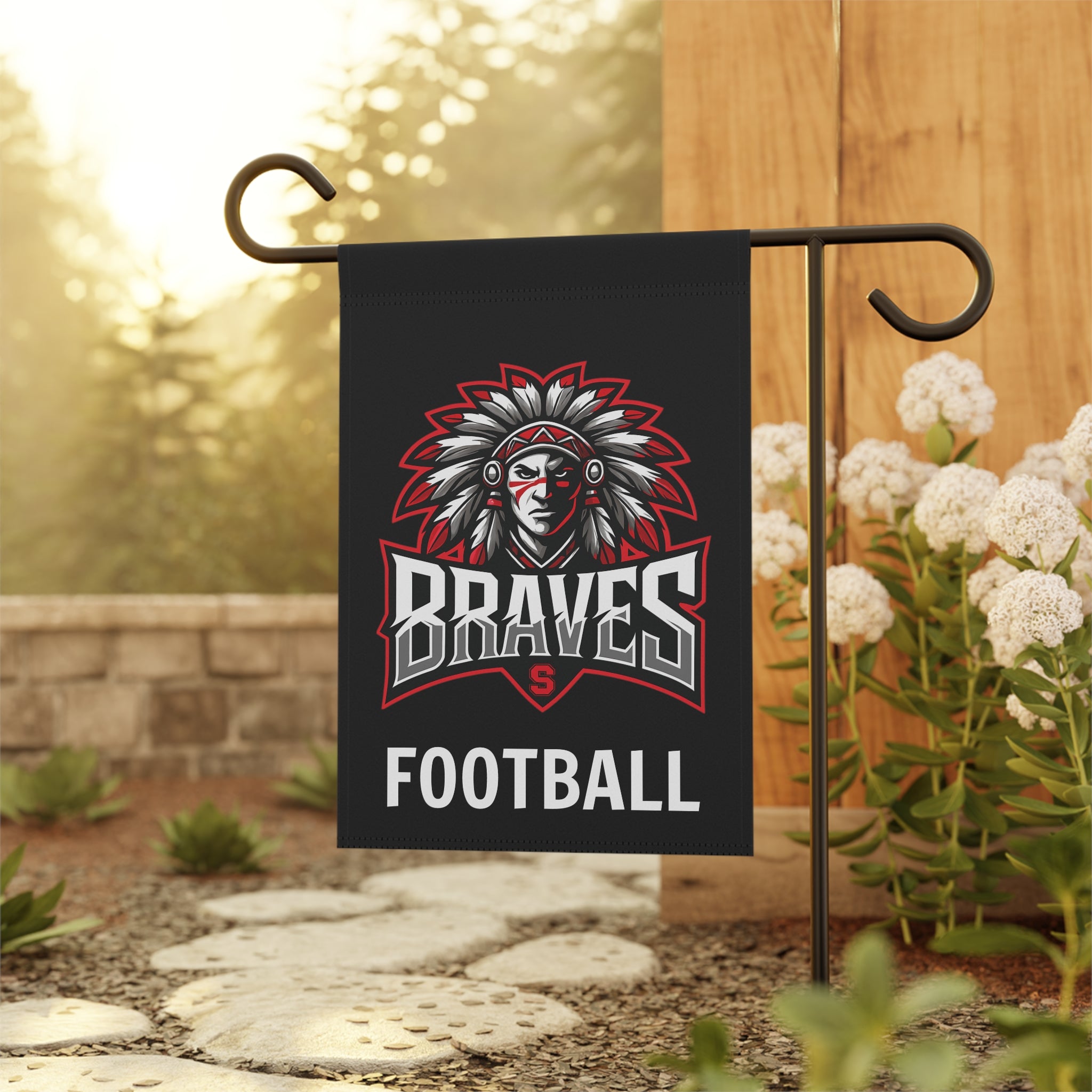 Custom Garden Banner for Football Lovers, Personalized Outdoor Decor, Team Spirit Flag, Home & Garden Decoration, Sports Celebration Sign