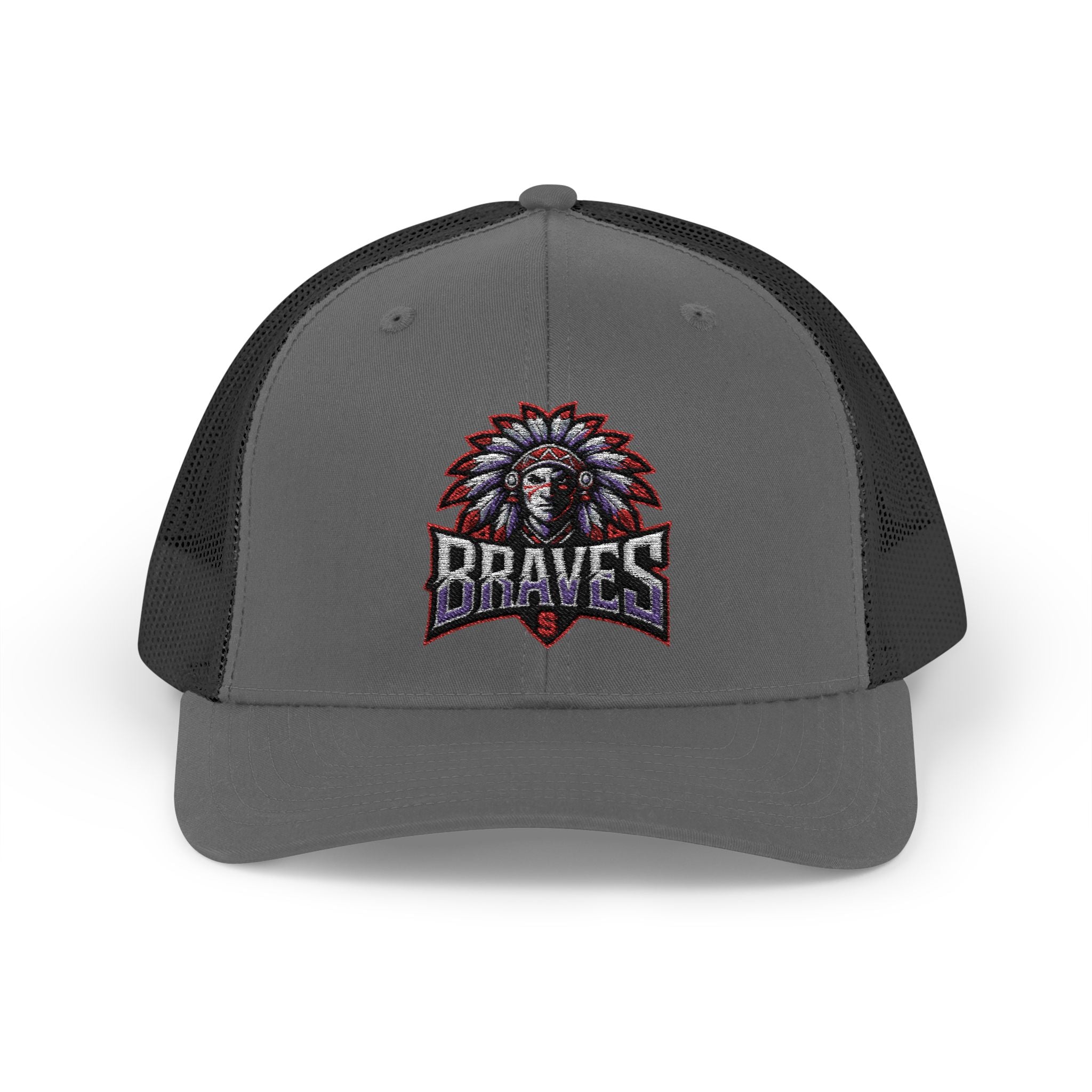 Braves Snapback Trucker Cap | Stylish Outdoor Gear, Perfect for Sports Fans, Festivals, and Casual Days