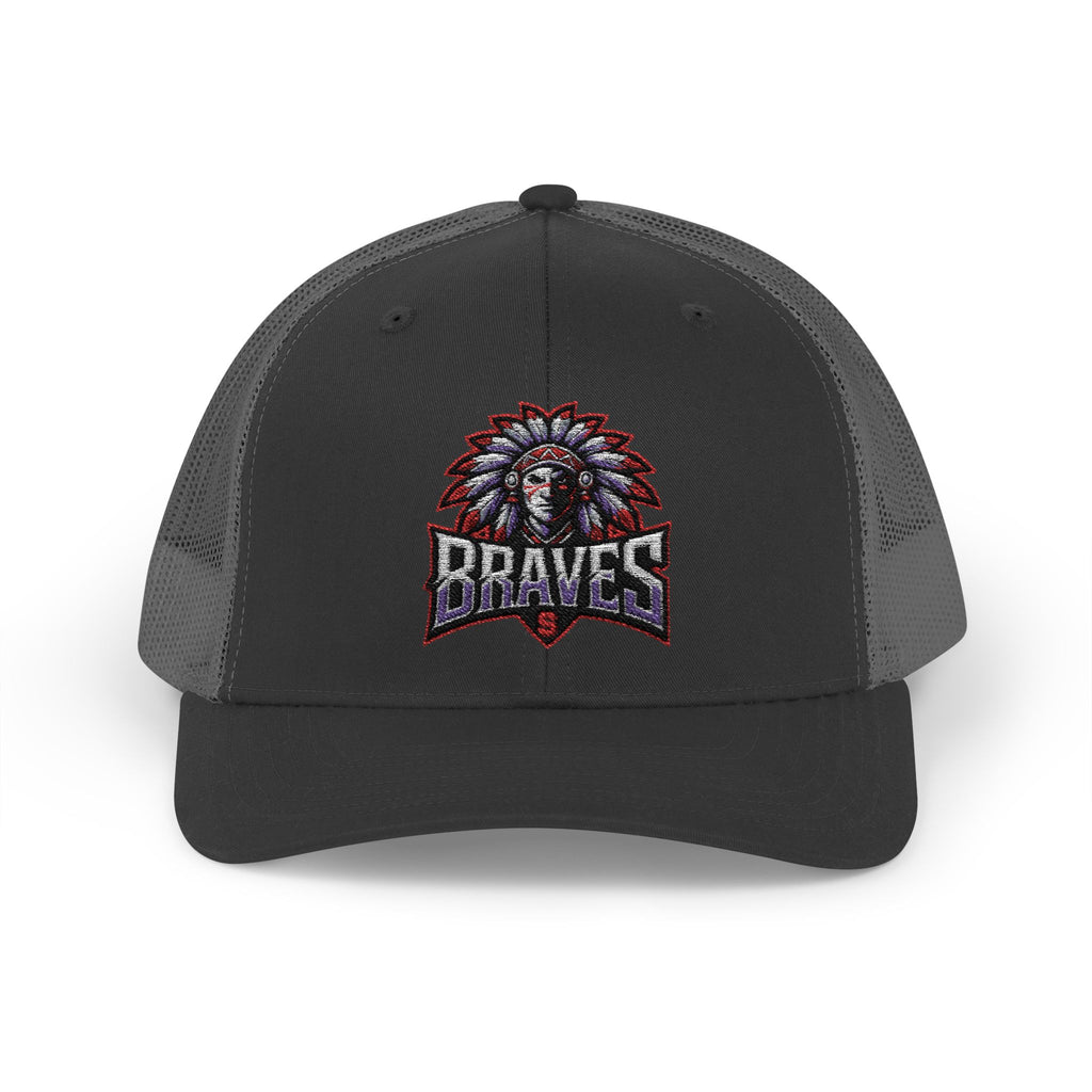 Braves Snapback Trucker Cap | Stylish Outdoor Gear, Perfect for Sports Fans, Festivals, and Casual Days