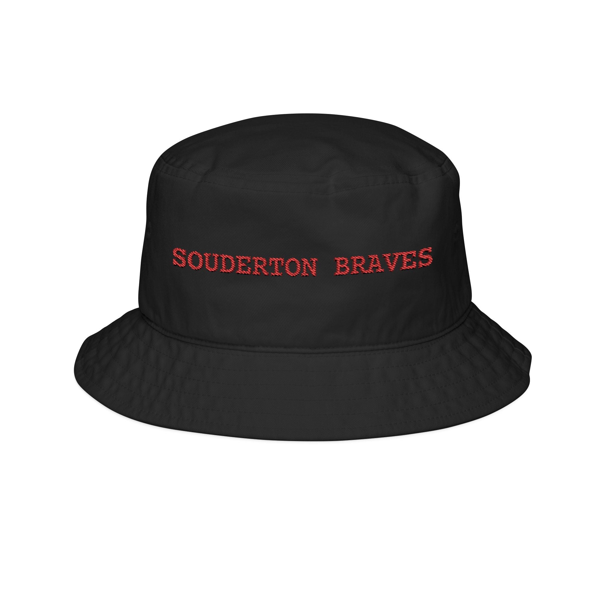 Embroidered Bucket Hat, Stylish Souderton Braves Hat for Outdoor Adventures, Perfect Gift for Sports Fans, Summer Accessory, Casual Wear