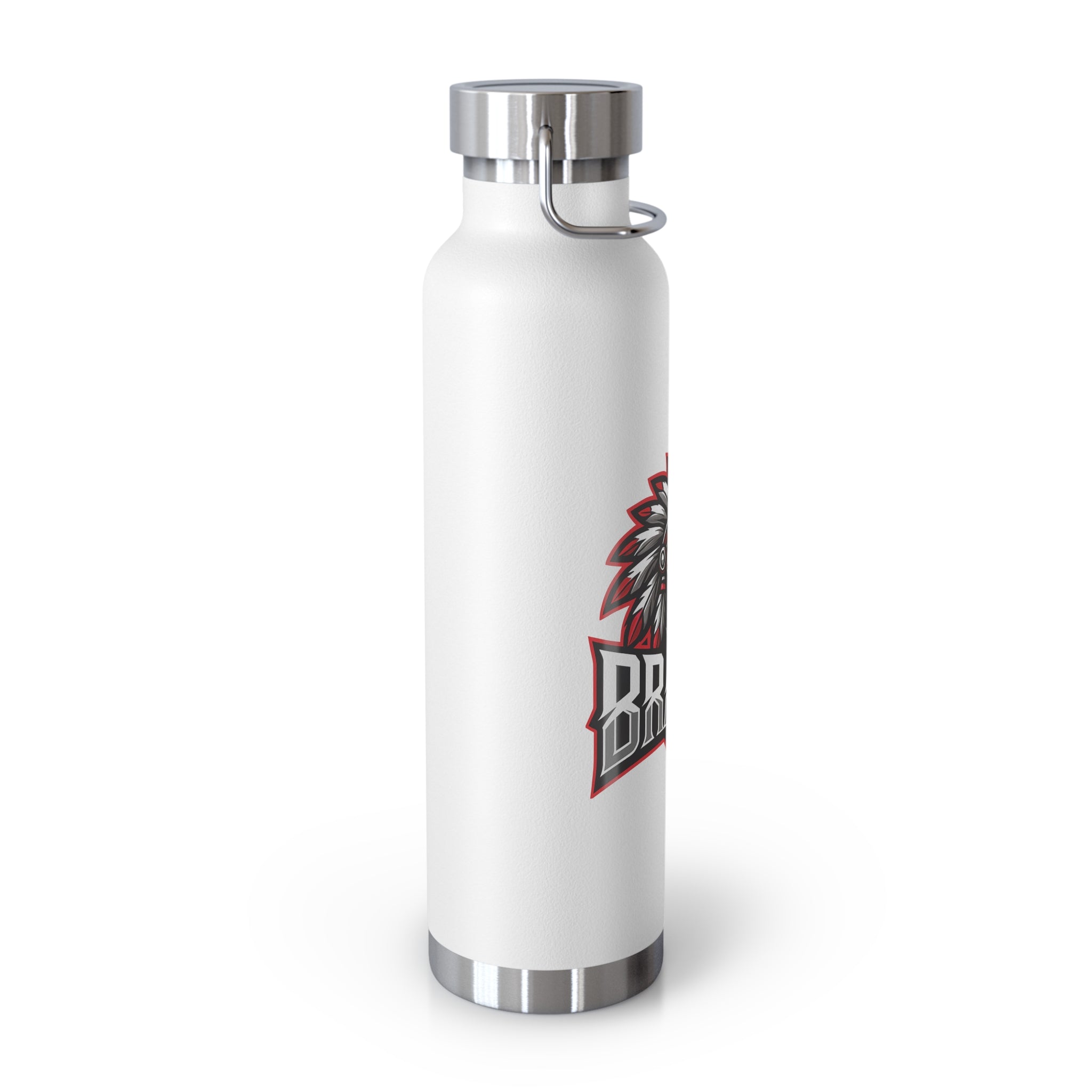 Braves Copper Insulated Water Bottle, Personalized Sports Drink Bottle, Eco-Friendly Water Container, Gifts for Athletes, Travel Mug