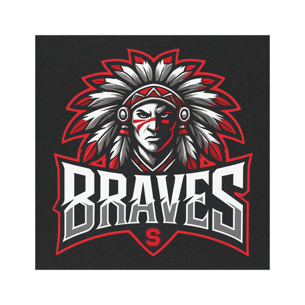Bold Braves Car Magnets, Team Spirit Accessories, Auto Decor, Sports Fan Gifts, Vehicle Decor, Game Day Essentials, Window Magnets