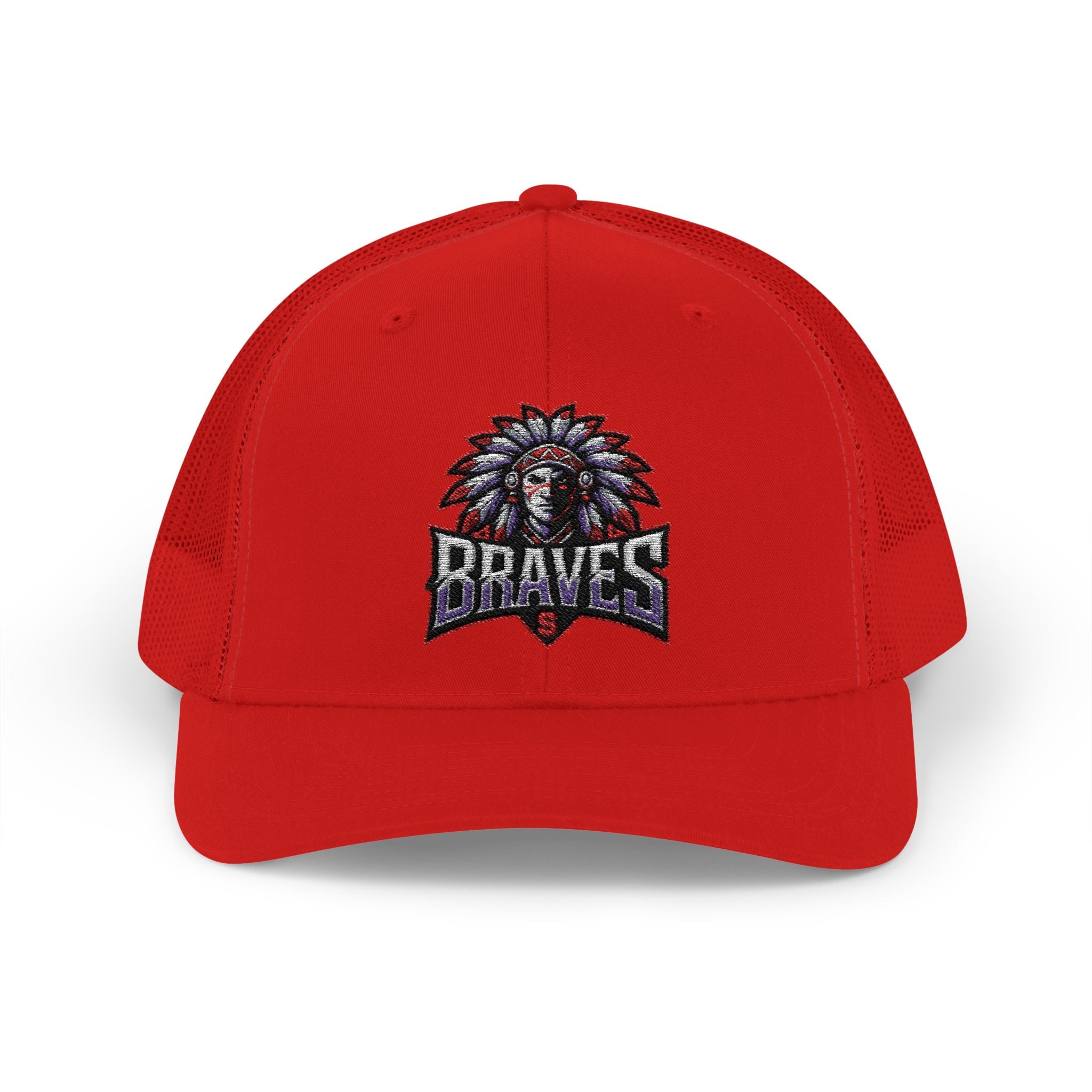 Braves Snapback Trucker Cap | Stylish Outdoor Gear, Perfect for Sports Fans, Festivals, and Casual Days