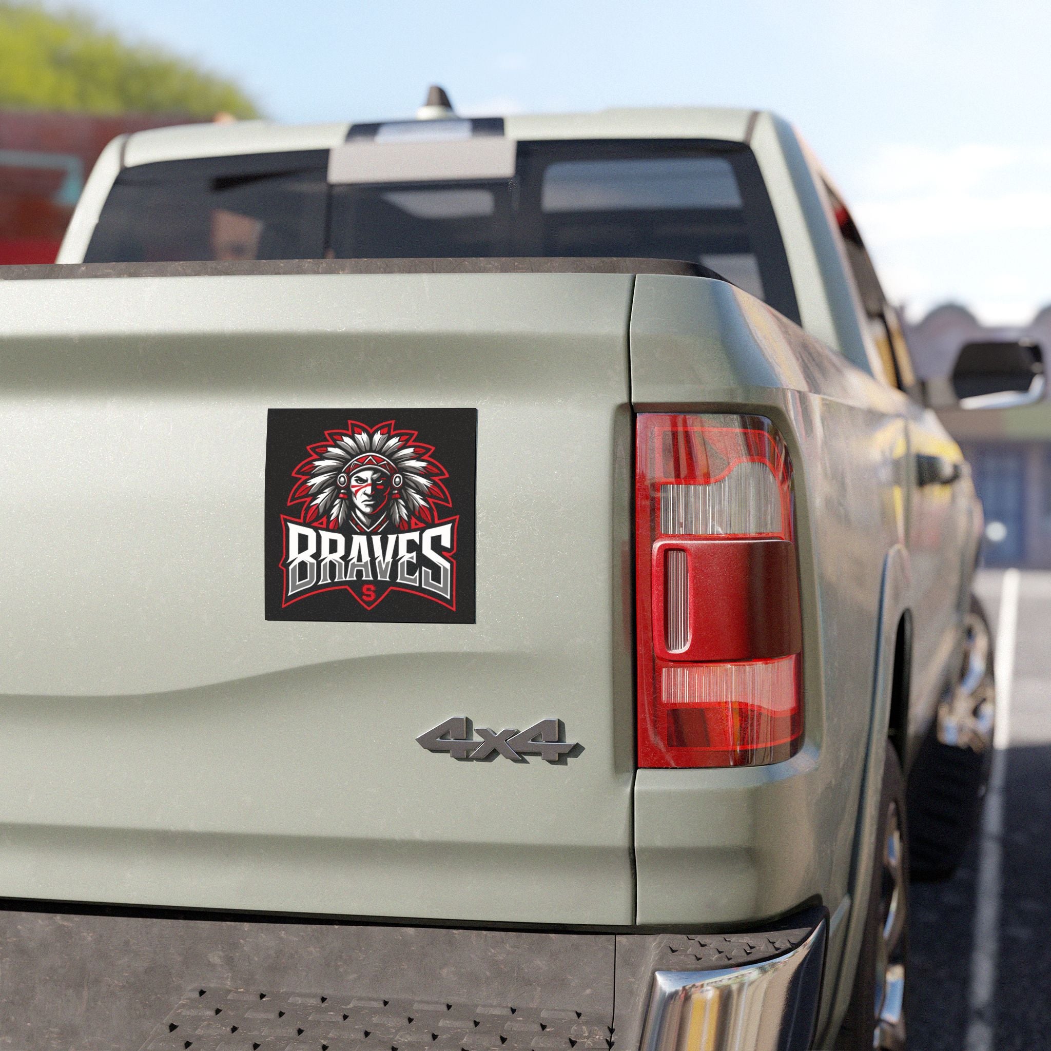 Bold Braves Car Magnets, Team Spirit Accessories, Auto Decor, Sports Fan Gifts, Vehicle Decor, Game Day Essentials, Window Magnets