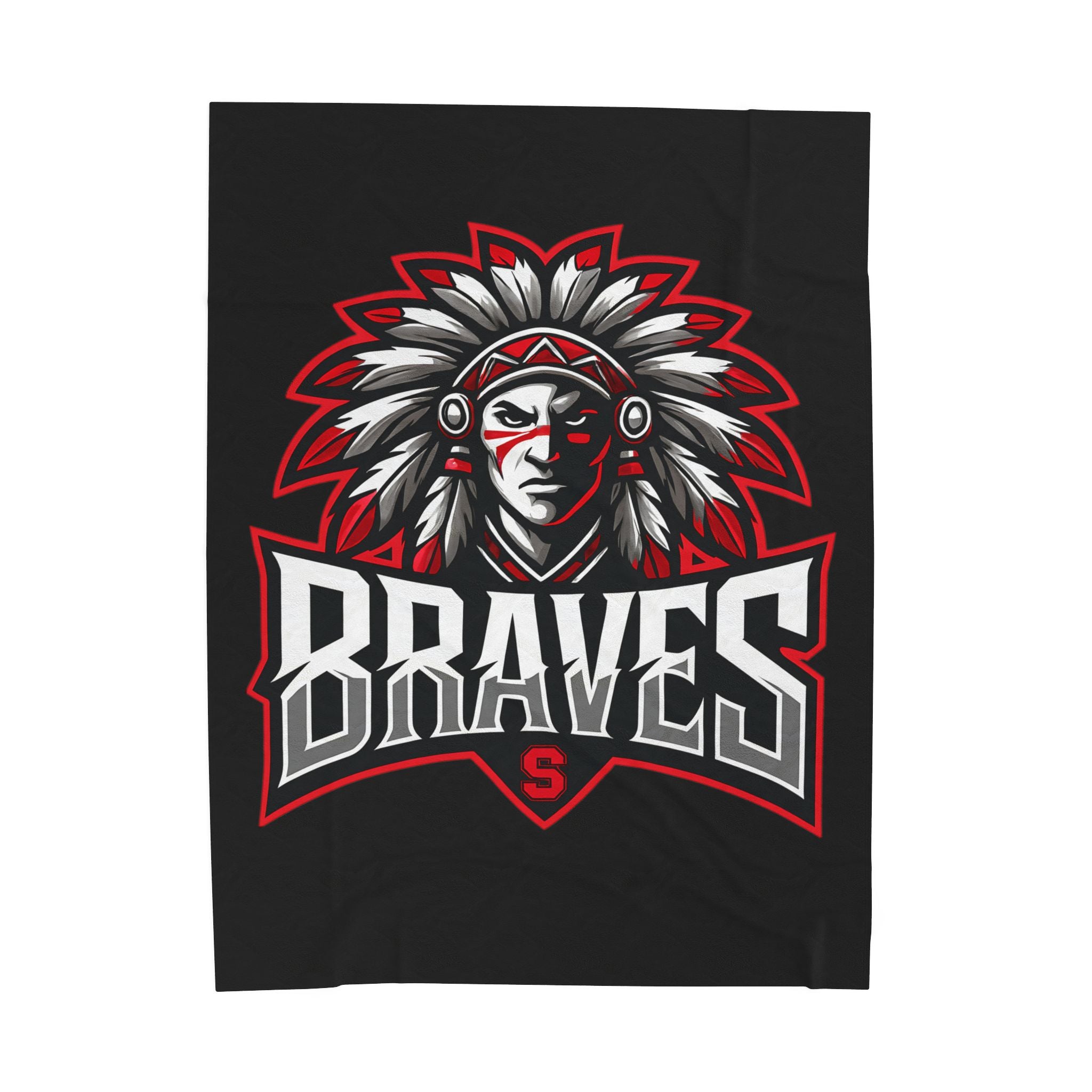 Cozy Sports Velveteen Plush Blanket - Perfect for Game Nights, Team Spirit, Home Decor, and Snuggling